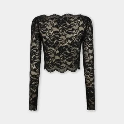 Noir Crop Top